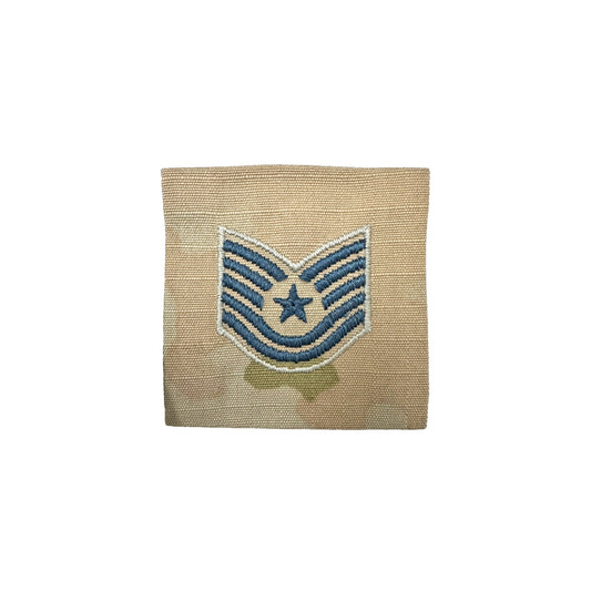 Space Force Rank Tech sergeant Embroidered OCP Pre-folded Sew On (ea)