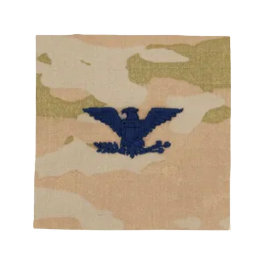 Space Force rank Colonel embroidered OCP pre-folded sew on