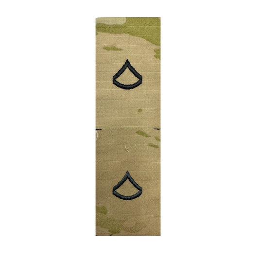 U.S. Army E3 Private First Class OCP Sew-on for Cap “Only” (pair)