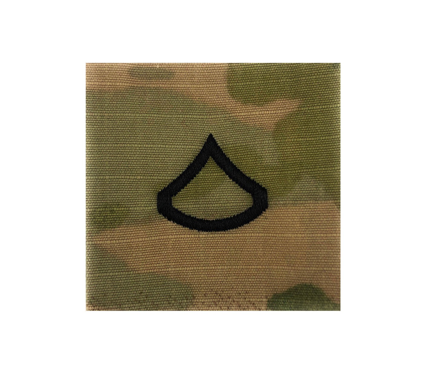 U.S. Army E3 Private First Class OCP 2x2 Sew-On Rank (For Shirt, Jacket, Coat) (each)