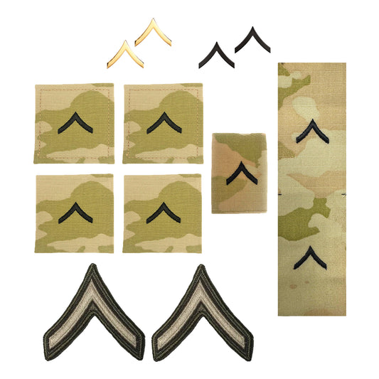 U.S. Army (E2) Private AGSU Rank Bundle (Female) - Sta-Brite Insignia Inc.