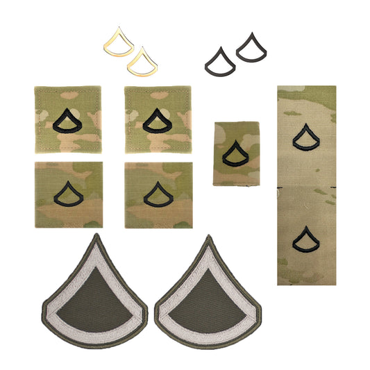 U.S. Army (E3) Private First Class Rank AGSU Bundle (Male) - Sta-Brite Insignia Inc.