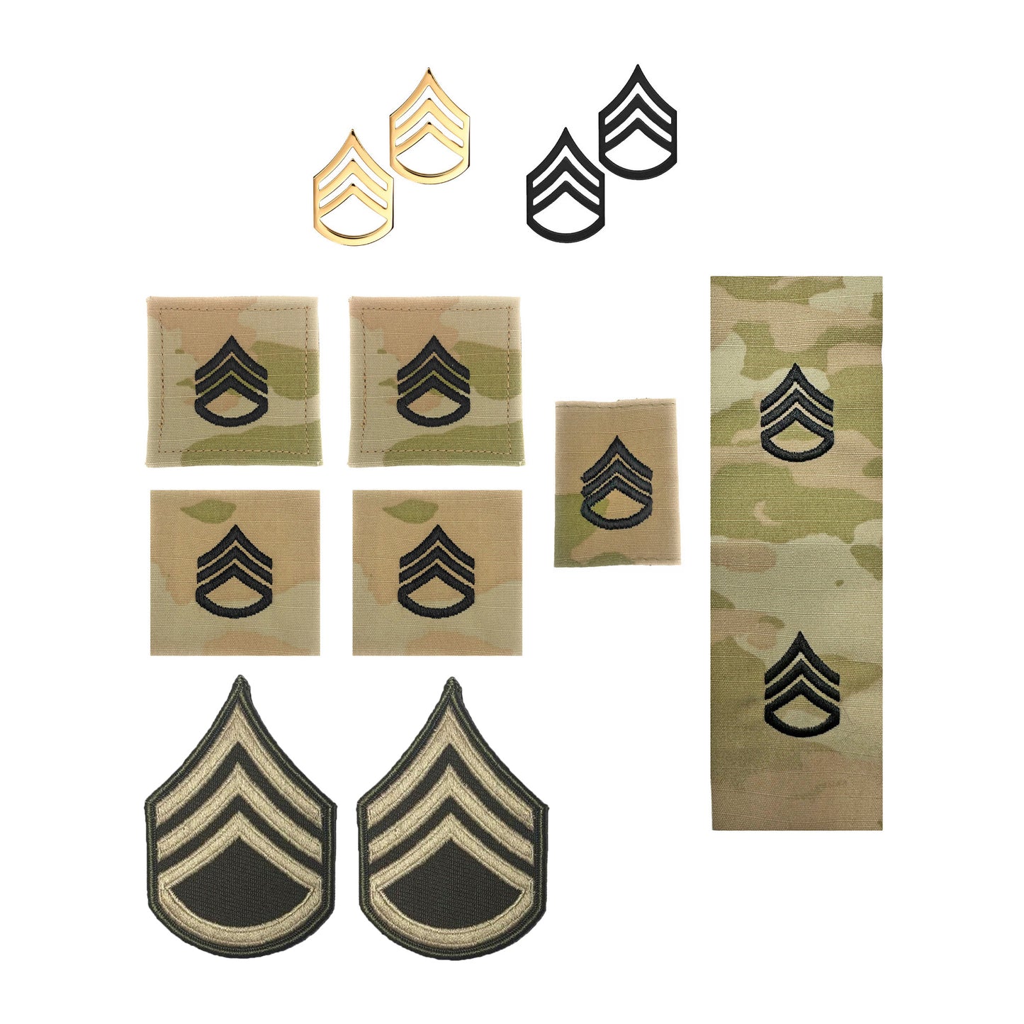 U.S. Army (E6) Staff Sergeant AGSU Rank Bundle (Female) - Sta-Brite Insignia Inc.