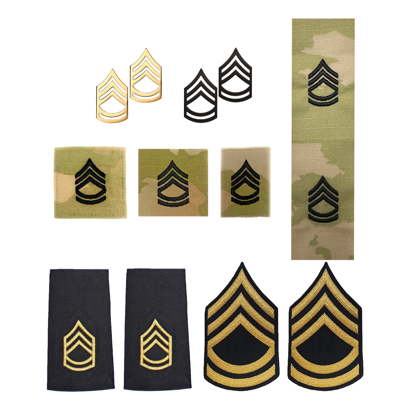 U.S. Army (E7) Sergeant First Class Rank Bundle (Female) | Sta-Brite ...