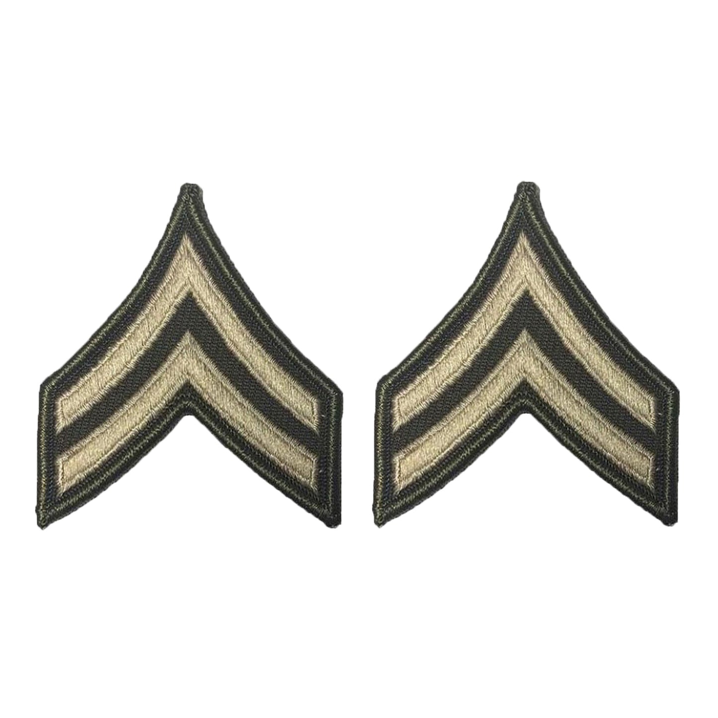 U.S. Army AGSU Army E4 Corporal Chevron Sew-on Rank (male)