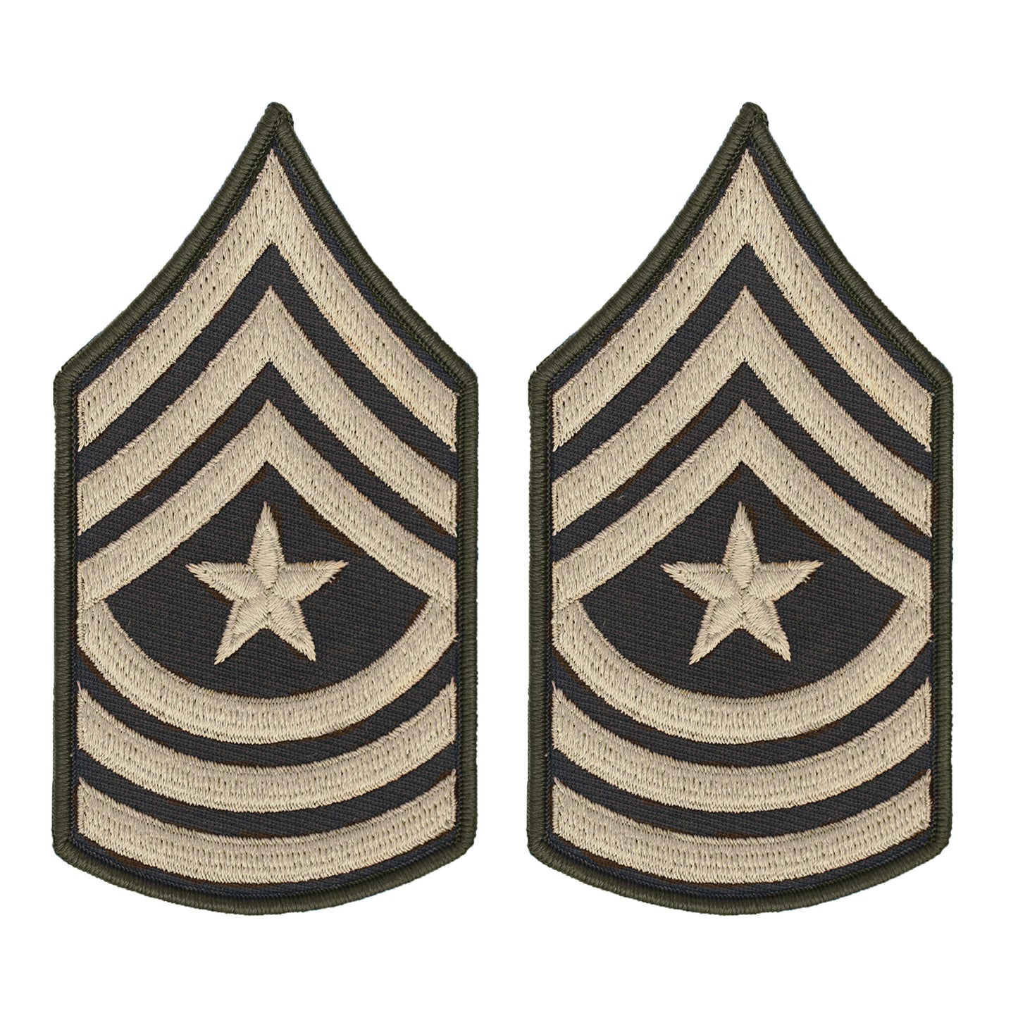 U.S. Army AGSU E9 Sergeant Major Chevron Large (male)