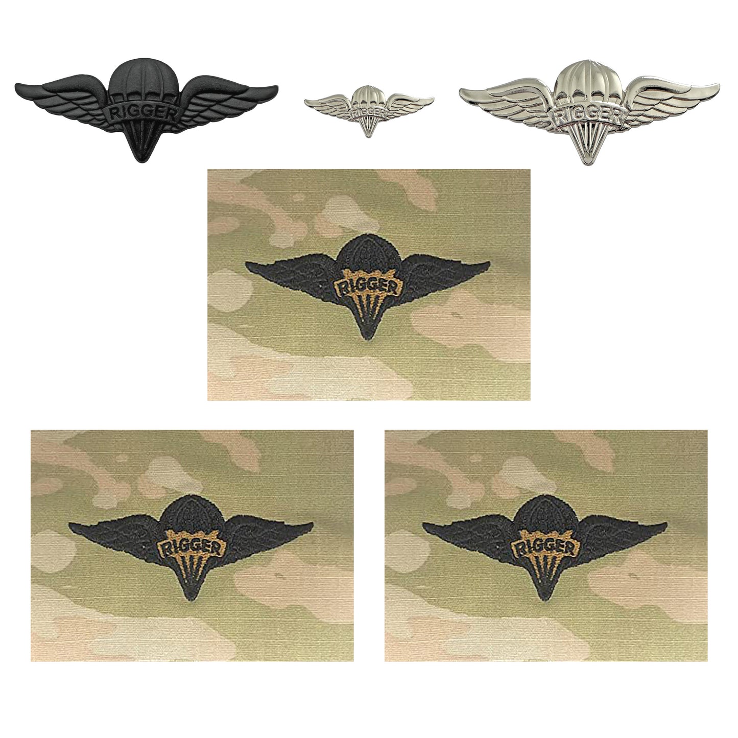 U.S. Army Pararigger Badge Bundle