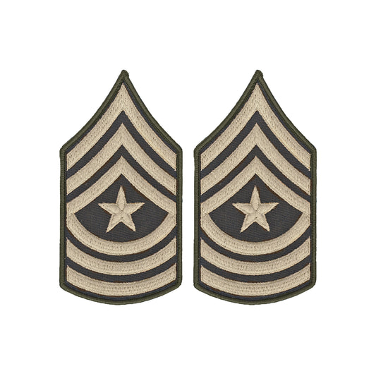 U.S. Army AGSU E-9 Sergeant Major Chevron Sew on Rank (Female)