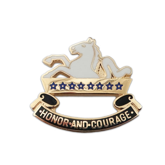 U.S. Army 8th Cavalry Crest "Honor and Courage" Left Side (each)