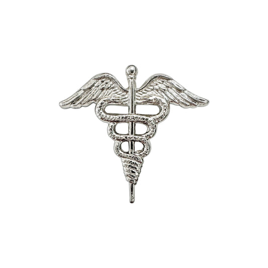 U.S. Navy Hospital Caduceus Collar Device STA-BRITE® Pin-on