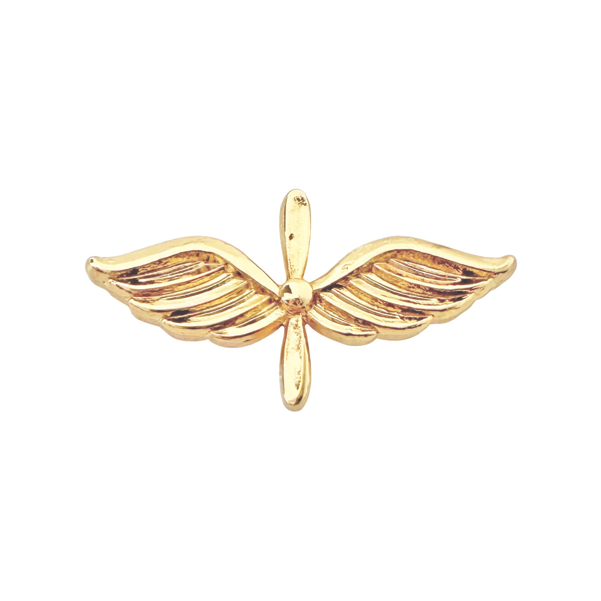 U.S. Navy Aviation Maintenance Technician Collar Device STA-BRITE® Gold Finish Pin-on (each)