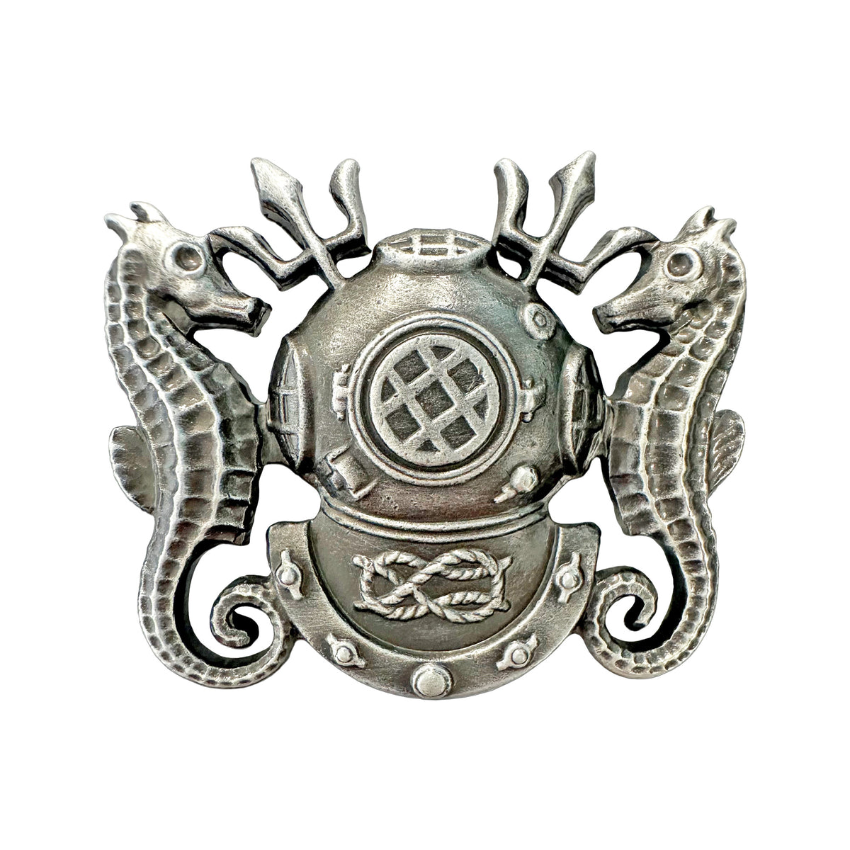 Navy Master Diver Badge STA-BRITE® Pin-On Silver Oxidized (each)
