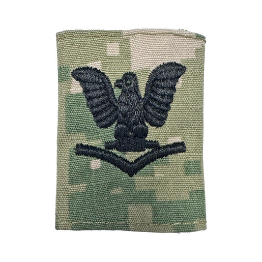 US Navy New NWU Type III Parka Loop E4 Petty Officer Third Class Rank