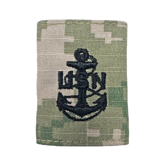 U.S. Navy New NWU Type III Parka Loop E7 Chief Petty Officer Rank