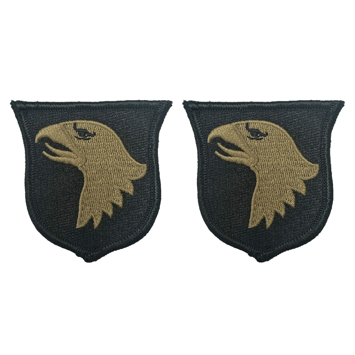 Army 101st Airborne Division OCP Patch w/ Hook Fastener (pair)