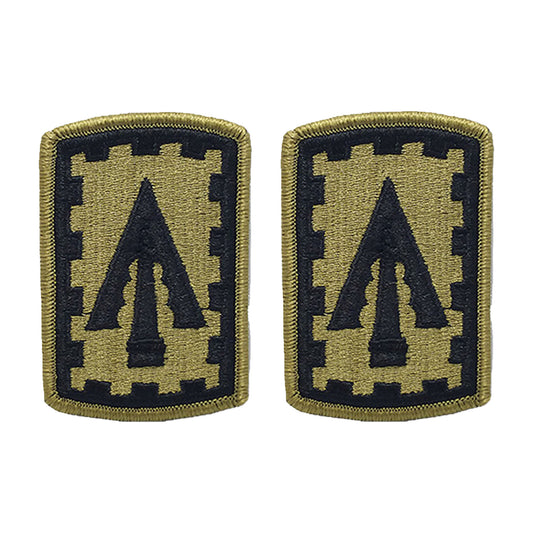 Army 108th Air Defense Artillery OCP Patch w/ Hook Fastener (pair)