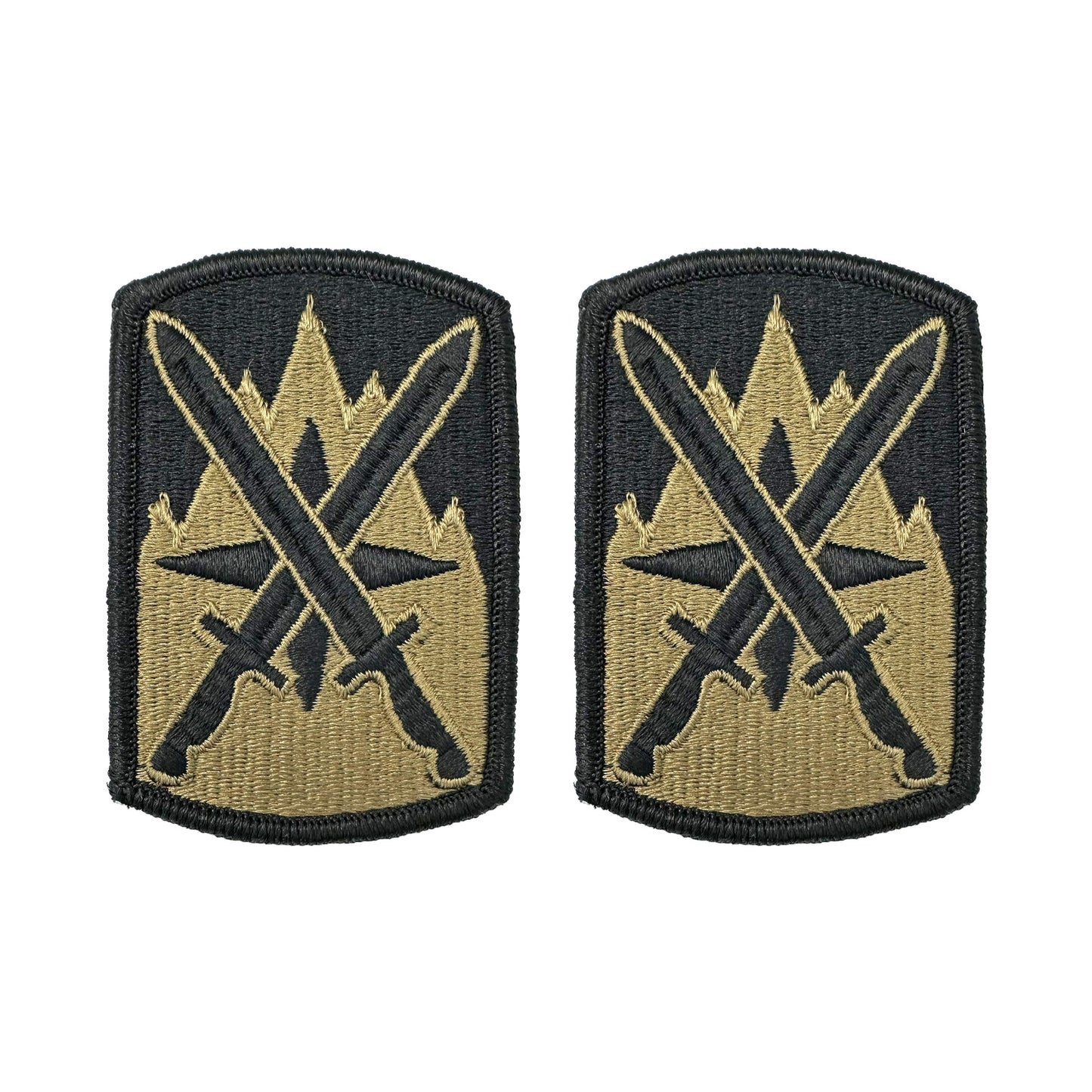 U.S. Army 10th Sustainment Brigade OCP Patch w/ Hook Fastener (pair)