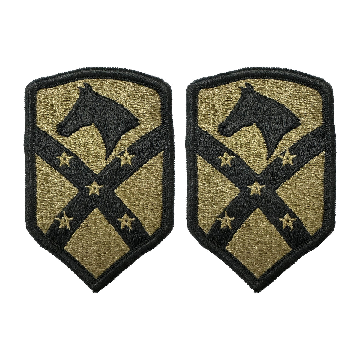 Army 15th Sustainment Brigade OCP Patch w/ Hook Fastener (pair)