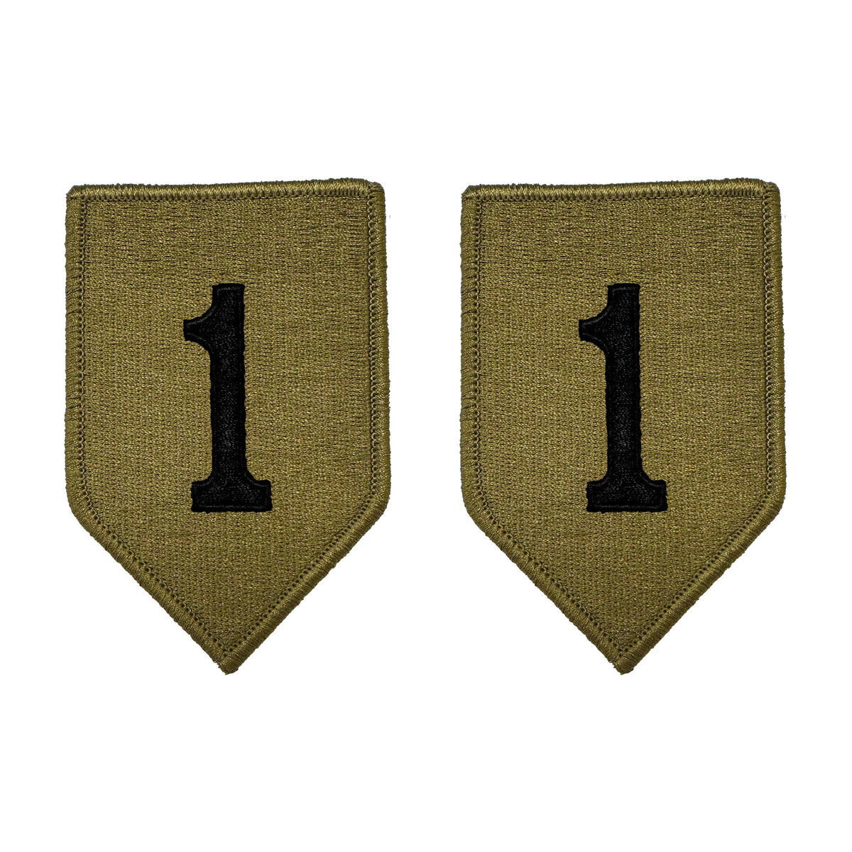 Army 1st Infantry Division OCP Patch with Hook Fastener (pair)