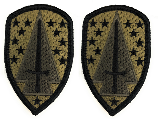 U.S. Army Security Force Assistance Brigade OCP Patch with Hook Fastener (pair)