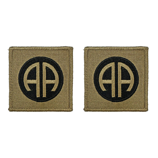 U.S. Army 82nd Airborne Division OCP Patch with Hook Fastener (pair) - Sta-Brite Insignia Inc.