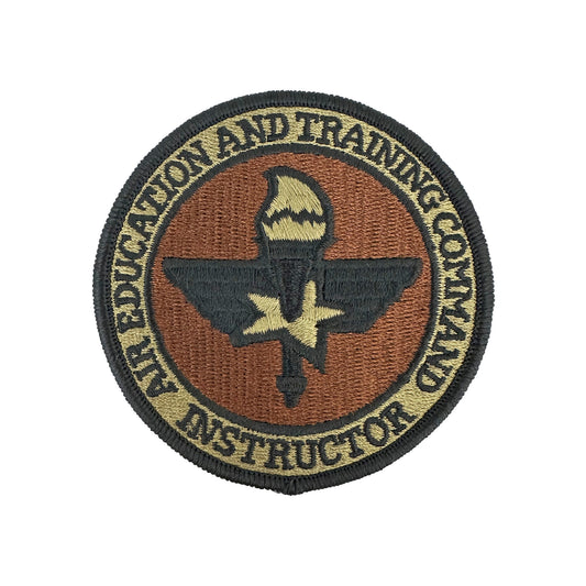 A.F. Air Education & Training Command Instructor Spice Brown OCP Patch W/ Hook Fastener - Sta-Brite Insignia Inc.