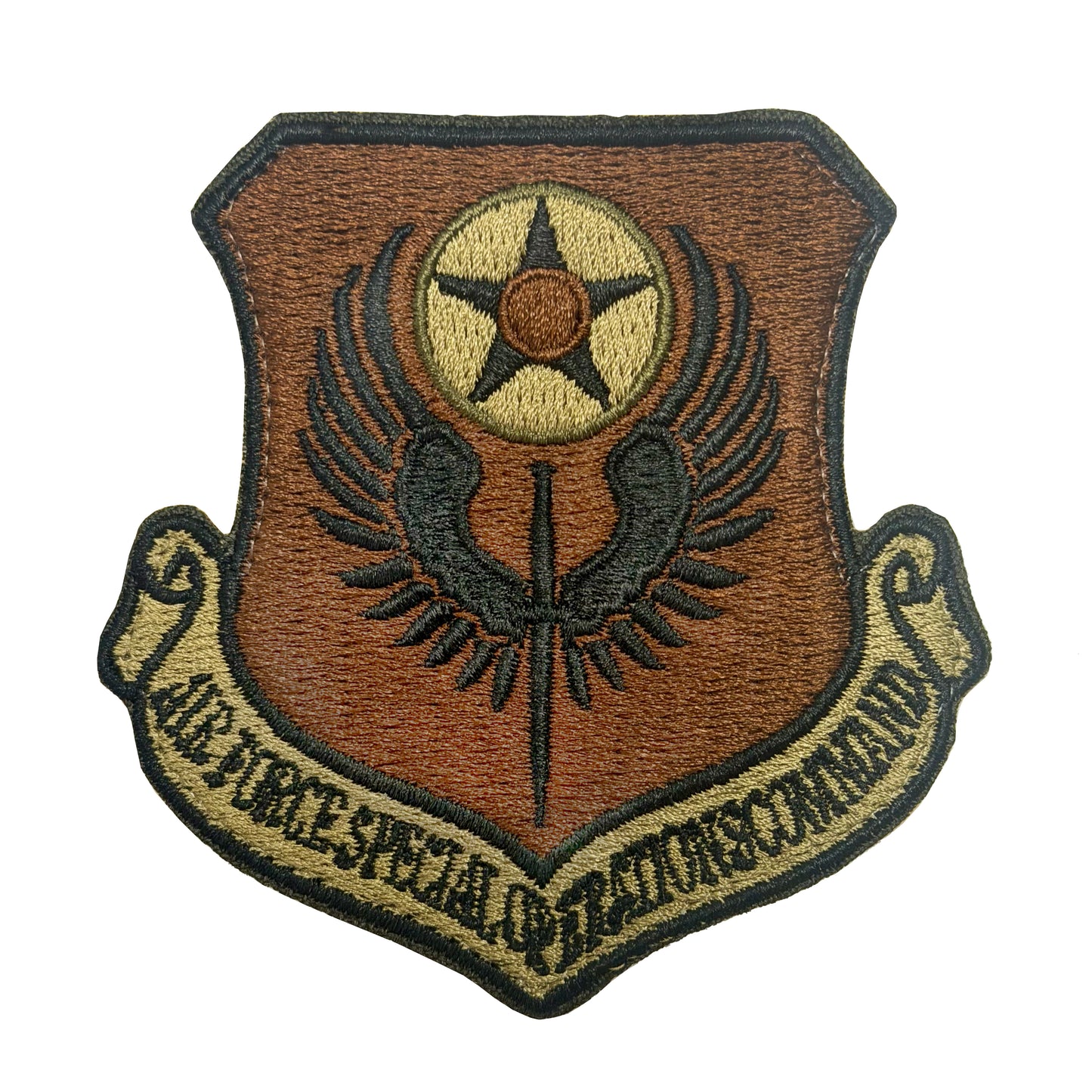 U.S. Air Force Special Operations  Command OCP Spice Brown Patch with Hook Fastener - Sta-Brite Insignia Inc.