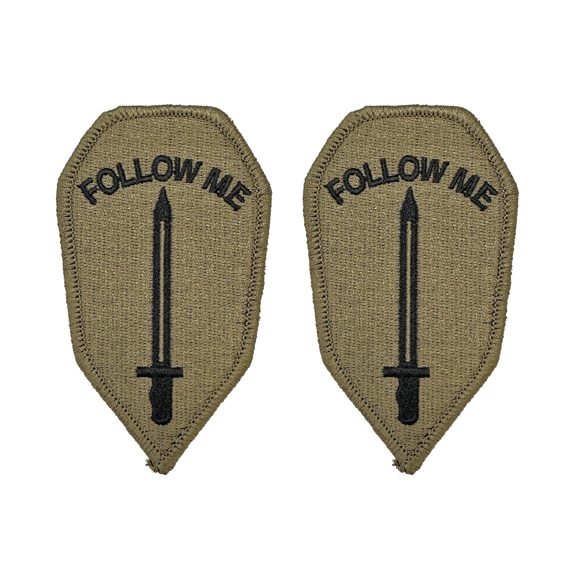 U.S. Army Infantry School OCP Patch with Hook Fastener (pair) - Sta-Brite Insignia Inc.