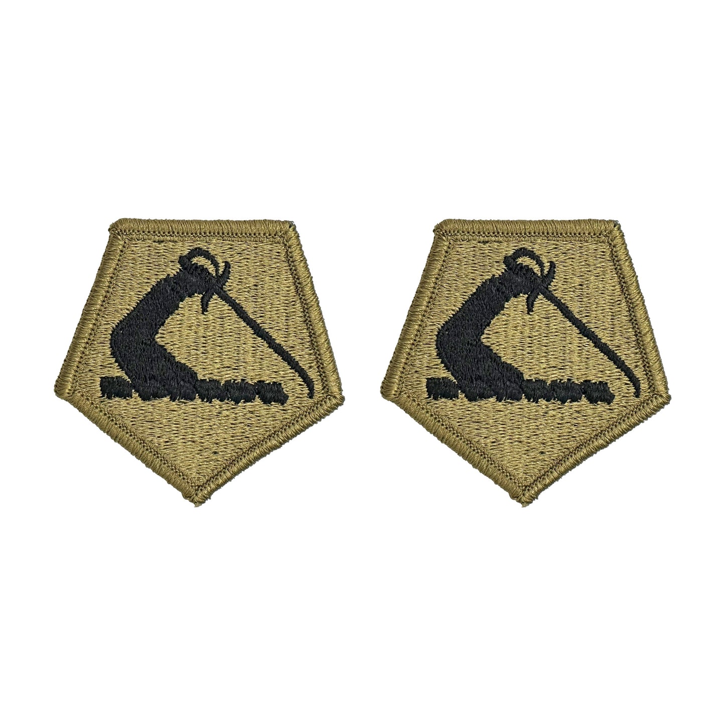 U.S. Army Massachussets National Guard OCP Patch with Hook Fastener (pair)