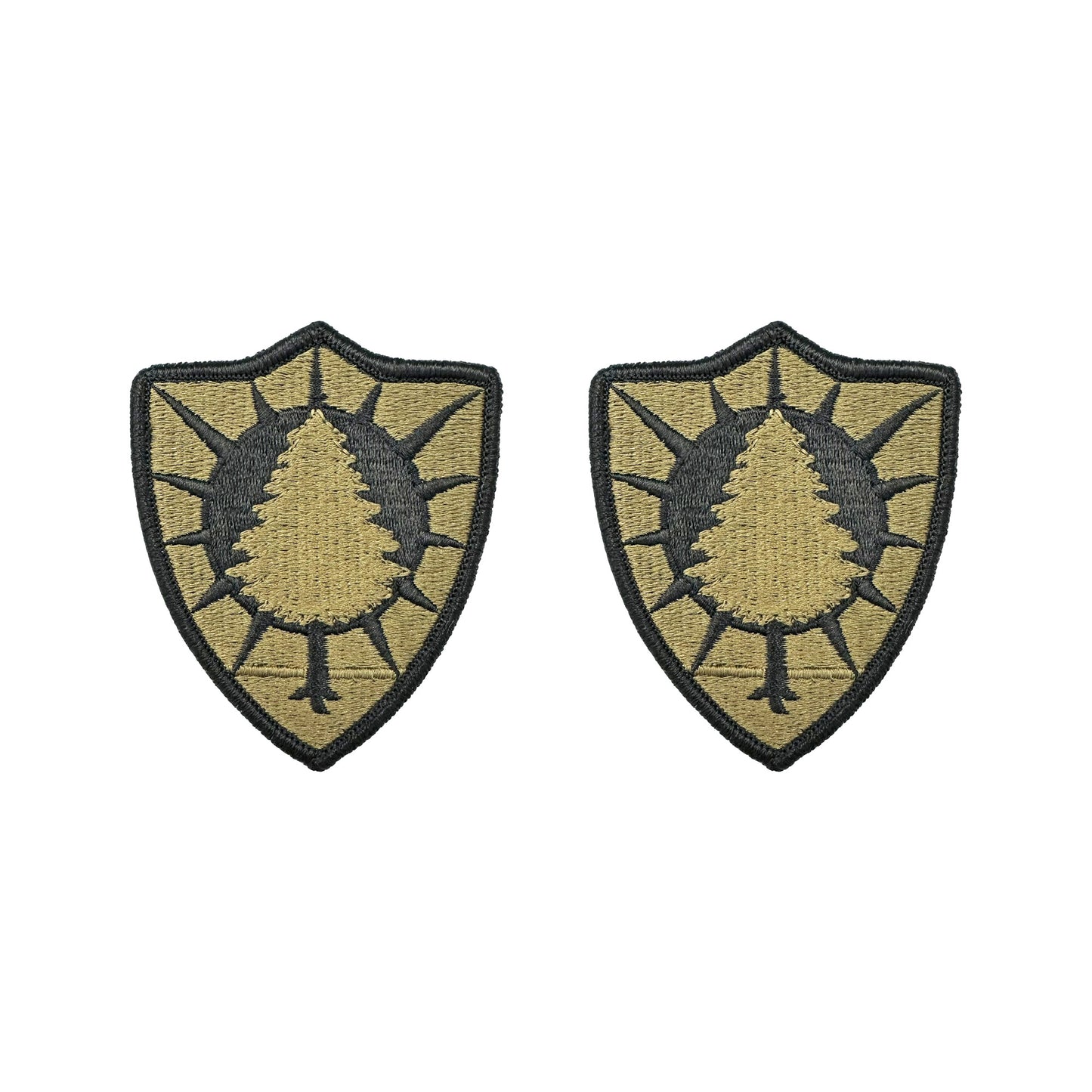 U.S. Army Maine National Guard OCP Patch with Hook Fastener (pair)