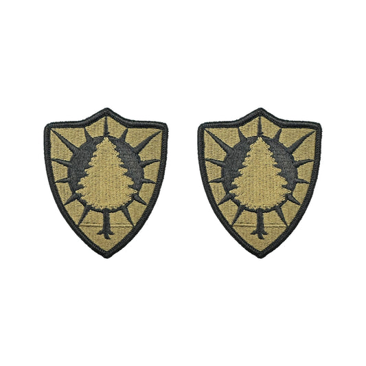 U.S. Army Maine National Guard OCP Patch with Hook Fastener (pair)