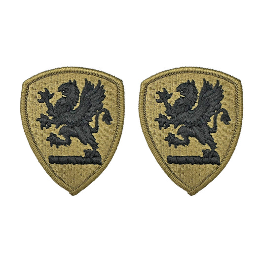 U.S. Army Michigan National Guard OCP Patch with Hook Fastener (pair)