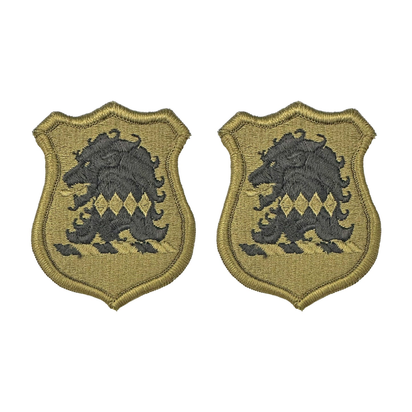 U.S. Army New Jersey National Guard OCP Patch with Hook Fastener (pair)