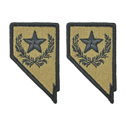 U.S. Army Nevada National Guard OCP Patch with Hook Fastener (pair)
