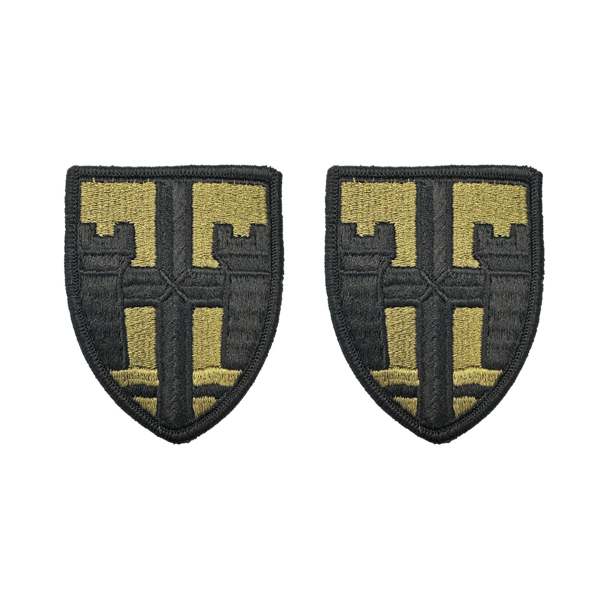 Army Puerto Rico National Guard OCP Patch with Hook Fastener (Pair)