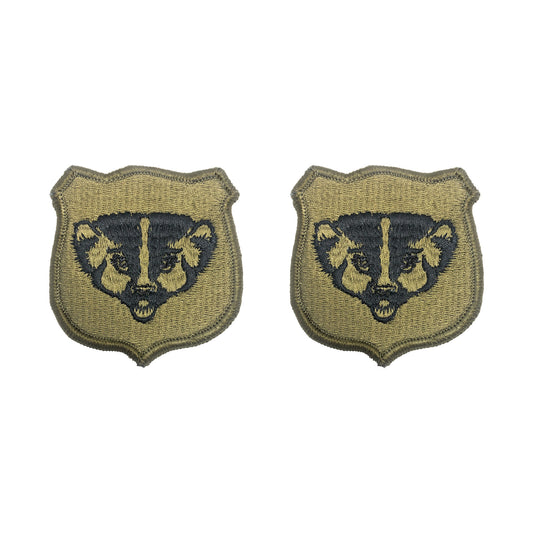 U.S. Army Wisconsin National Guard OCP Patch with Hook Fastener (pair)