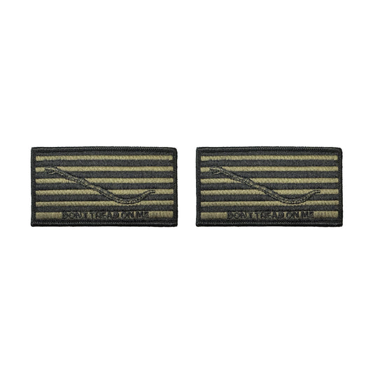 NWUIII Don't Tread On Me Shoulder Patch W/ Hook Fastener (Pair)