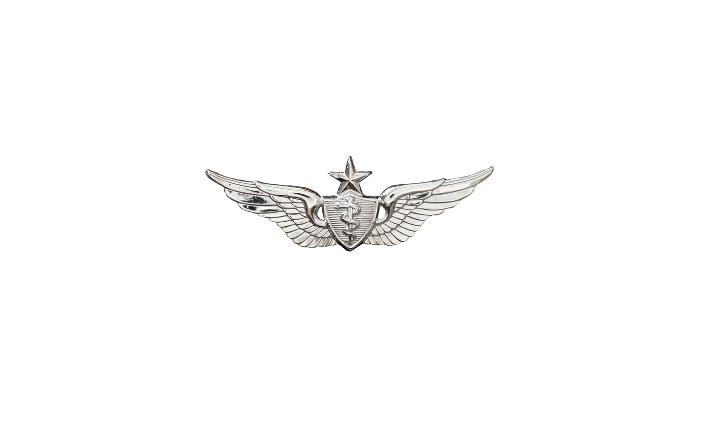 US Army Flight Surgeon Senior Dress Mini STA-BRITE® Pin On Badge