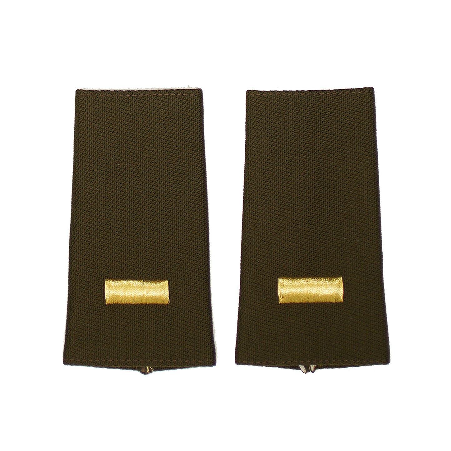 U.S. Army AGSU O1 2nd LT Epaulets (male) – Sta-Brite Insignia Inc.