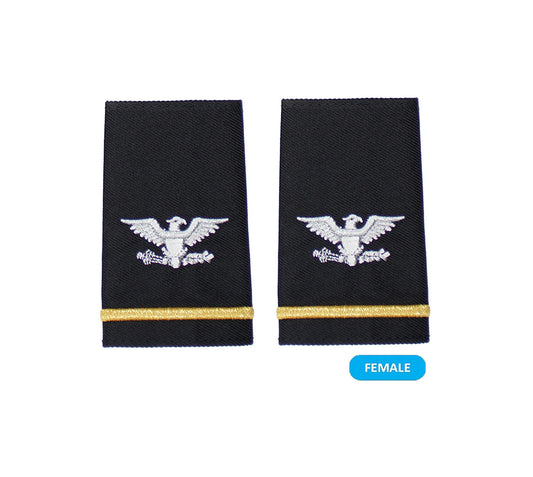 US Army O6 Colonel Shoulder Marks - Small/Female