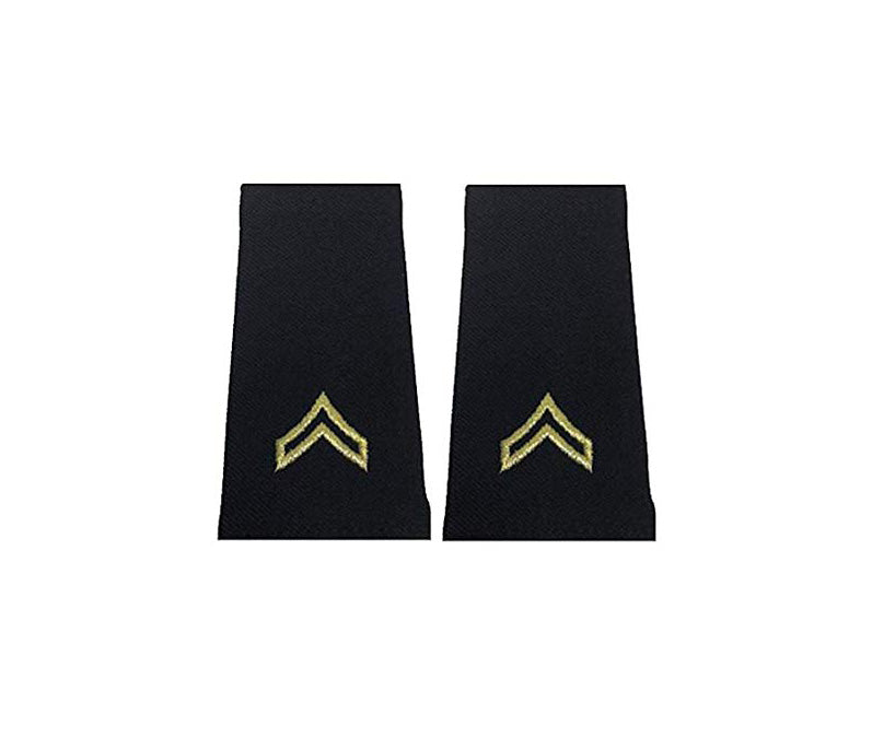 U.S. Army E4 Corporal Shoulder Marks - Male (Large)