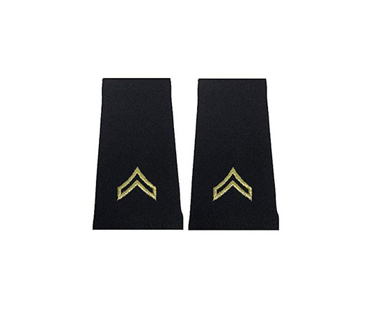 U.S. Army E4 Corporal Shoulder Marks - Male (Large)