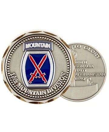 US Army 10th Mountain Division Challenge Coin - Sta-Brite Insignia INC.