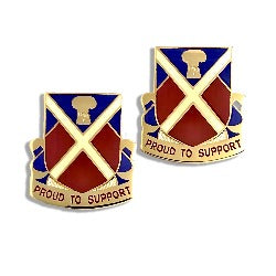 US Army 10th Support Battalion (10th BSB) Unit Crest (Pair)