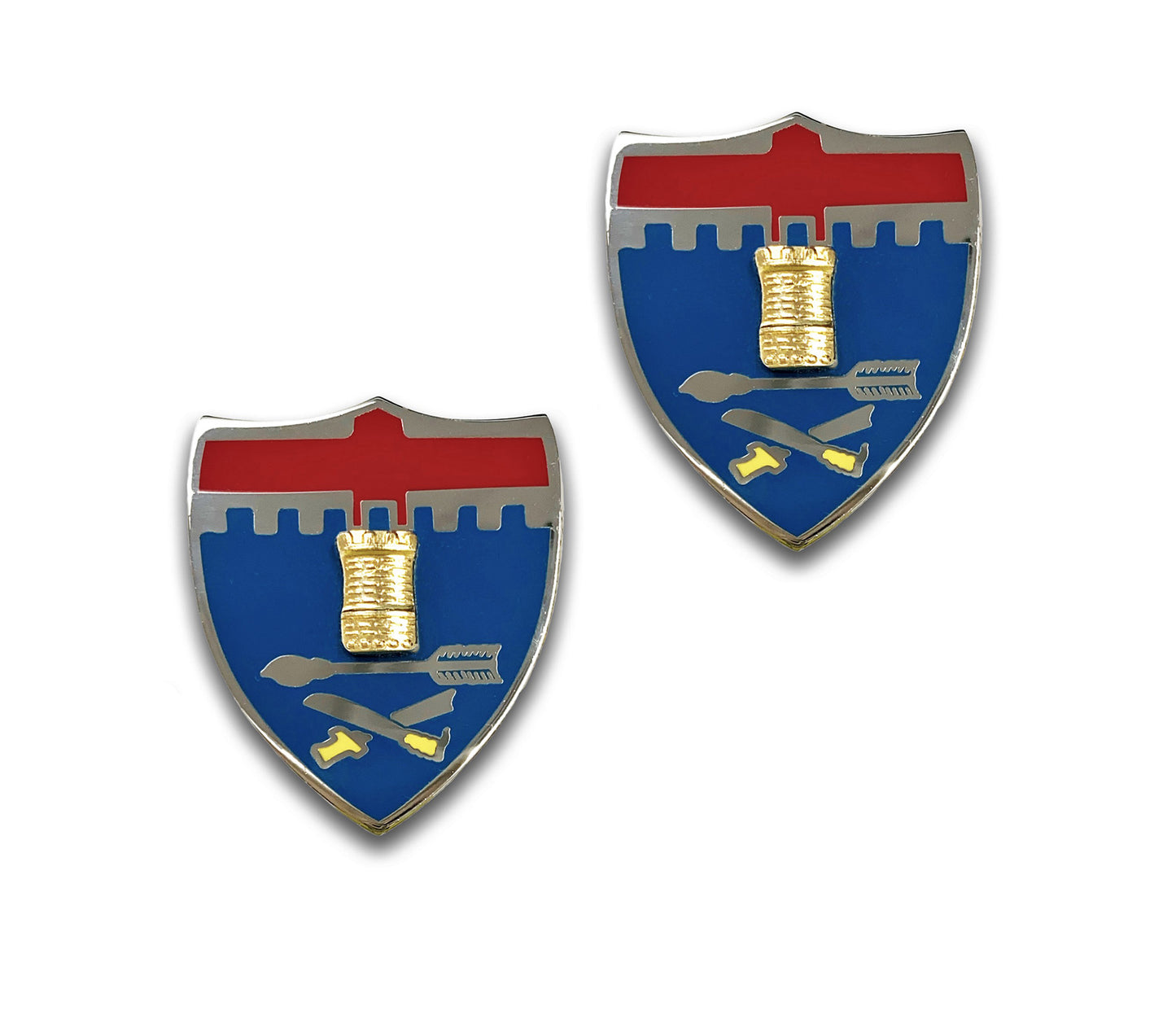 US Army 11th Infantry Regiment Unit Crest (Pair)