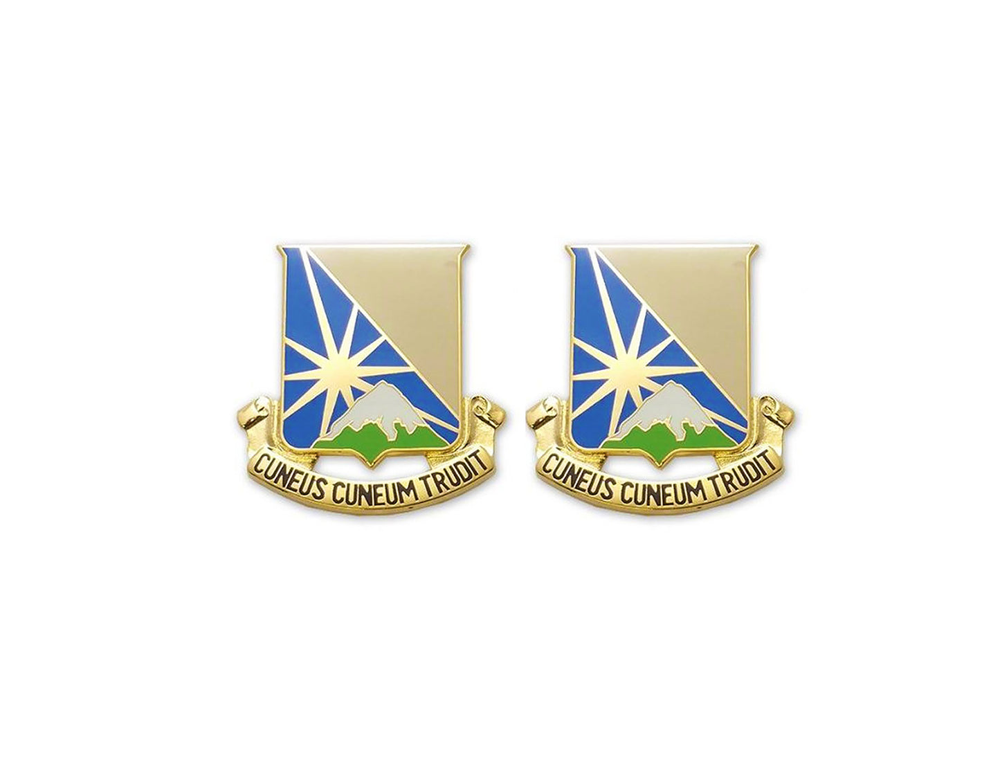 U.S. Army 129th Support Battalion Unit Crest (Pair)