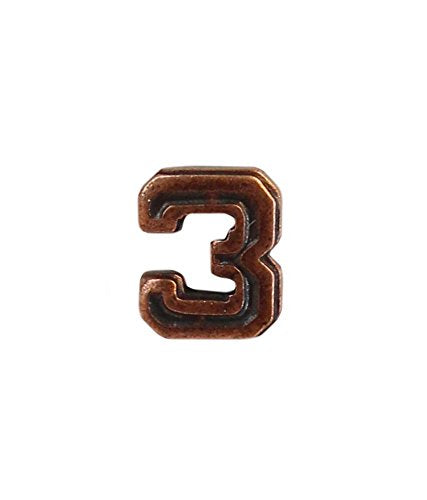 US Army Numeral 3 3/16in Bronze Ribbon Device