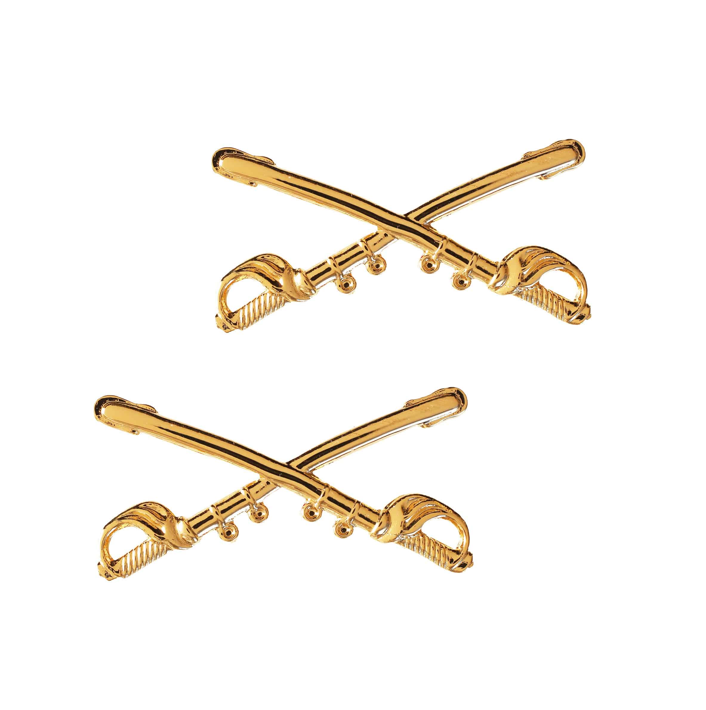Stab Pin Check U.S. Army Cavalry Officer Branch STA-BRITE® Pin-on (pair)