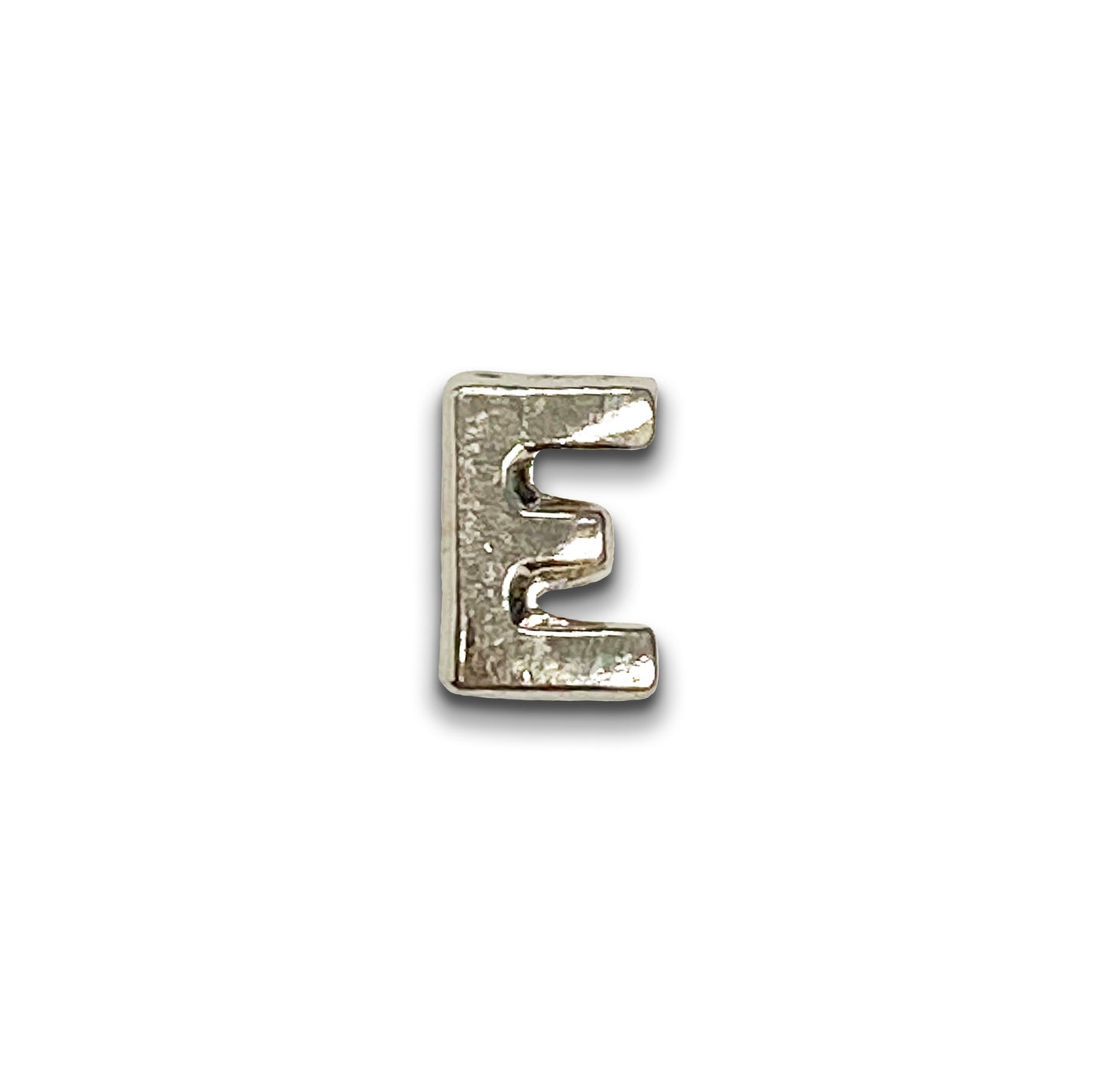 US Army Letter E Efficiency 1/4in Silver Ribbon Device