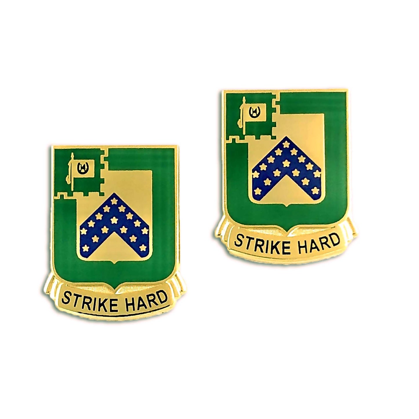 U.S. Army 16th Cavalry Regiment Unit Crest (pair)